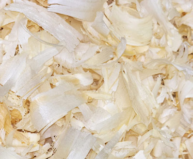 Large Flake wood shavings from Mala Mills used for animal bedding